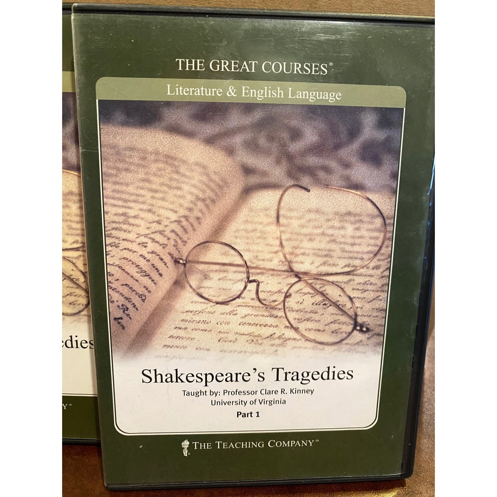 The Great Courses Shakespeares Tragedies Audio CD Professor Clare Kinney 12 Disc